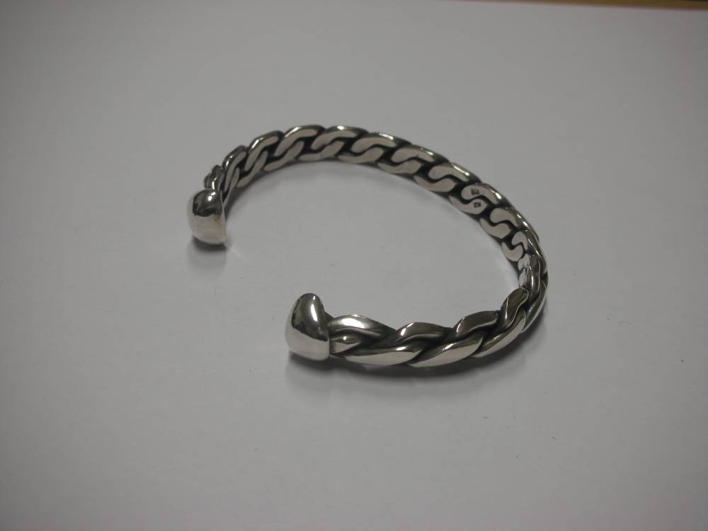 bracelet-argent-chaine
